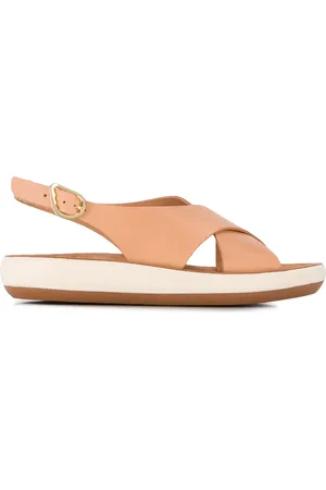 Ancient Greek Sandals Maria sandalen met plateauzool