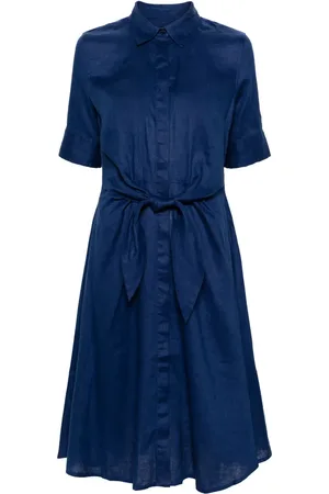 Ralph Lauren Wakana linnen midi