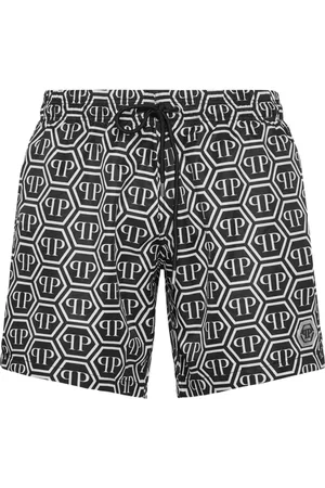 Philipp Plein Zwembroek met monogramprint