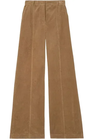 Burberry Broek met wijde pijpen