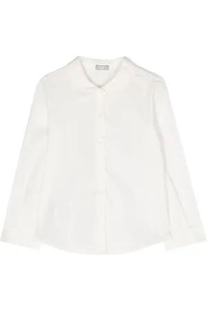 Il gufo Shirt met puntkraag