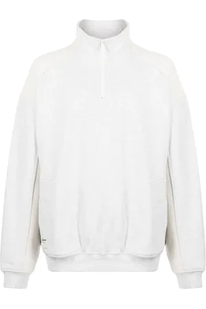 FIVE CM Katoenen sweater met halve rits