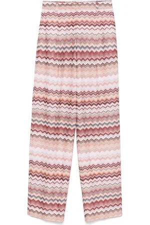 Missoni Lamé broek met zigzag