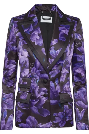 Philipp Plein Blazer met bloemenprint