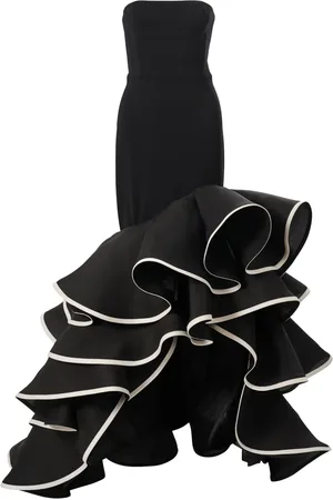 Carolina Herrera Avondjurk met ruches