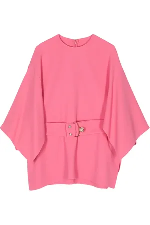 Elie saab Cady zijden blouse met ceintuur