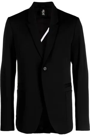 THOM KROM Blazer met enkele rij knopen