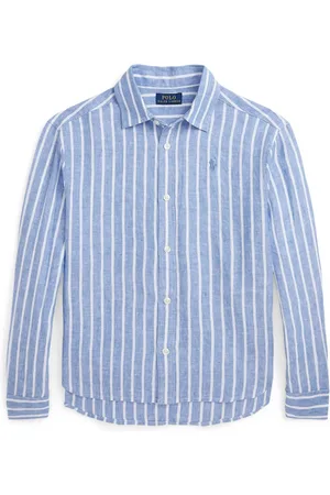 Ralph Lauren Gestreept shirt met geborduurd logo