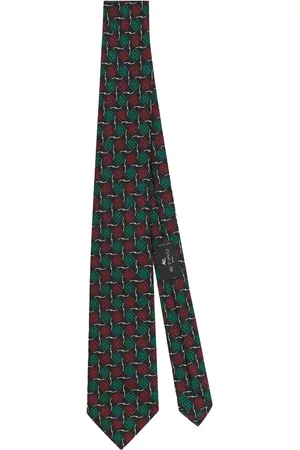 Etro Stropdas met geometrisch patroon