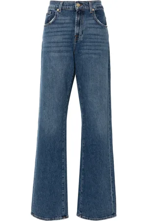 7 for all Mankind Tess high waist straight jeans