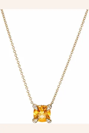 David Yurman 18kt geelgouden halsketting
