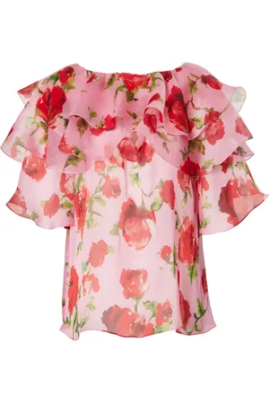 Carolina Herrera Blouse met bloemenprint