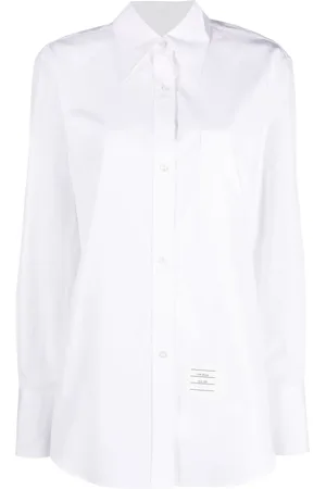 Thom Browne Blouse met puntige kraag
