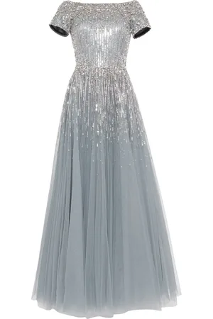 Jenny Packham Avondjurk verfraaid met kristallen