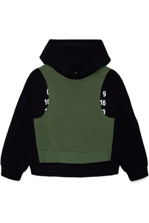Maison Margiela Gelaagde katoenen hoodie