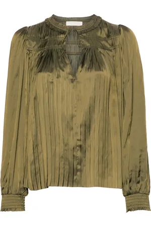 ULLA JOHNSON Plissé blouse