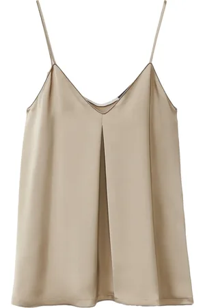 Fabiana Filippi Tanktop met geplooid detail