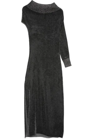 Fendi Gedrapeerde lurex avondjurk