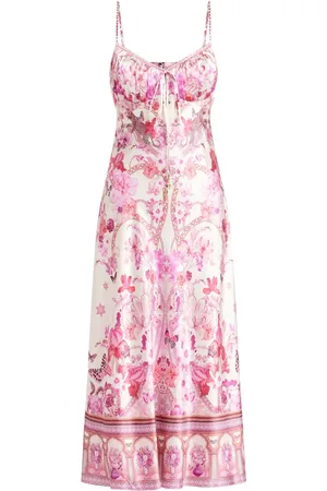 Camilla The Botanical Novella gesmockte jurk