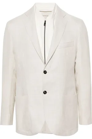 corneliani Blazer met enkele rij knopen
