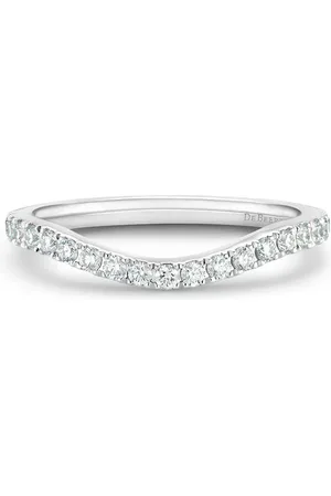 De Beers Platinum DB Classic ring met diamant