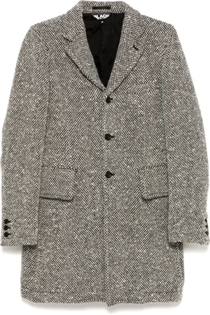 Comme des Garçons Tweed jas met visgraat