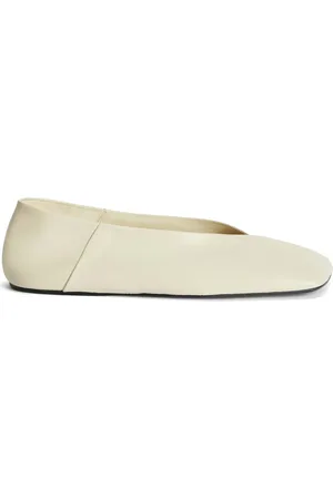 Jil Sander Leren ballerina