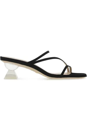 Stuart Weitzman Lucite Sculpt 50 mm muiltjes