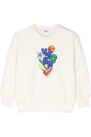 Msgm Katoenen sweater met logoprint