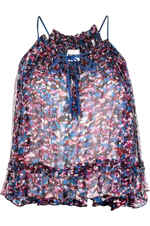 Marant Etoile Fabino top met grafische print