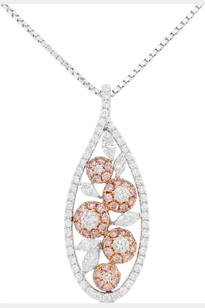 HYT Jewelry Platina halsketting met diamant
