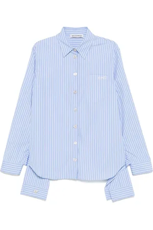 Mach & Mach Gestreept katoenen blouse