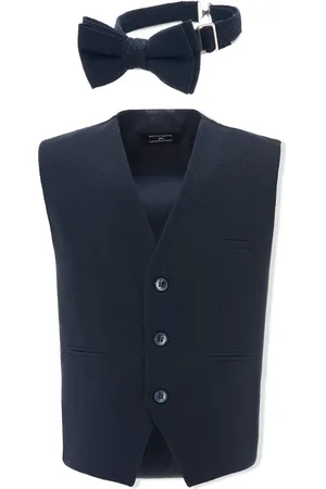 M. Moustache Gilet en vlinderdas
