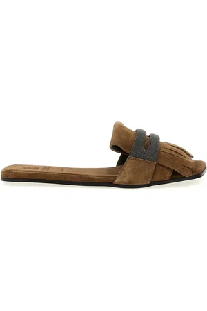 Brunello Cucinelli Monile slippers