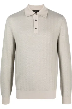BRIONI Poloshirt met lange mouwen