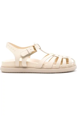 Marni Leren sandalen