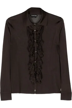 Tom Ford Blouse met ruche afwerking