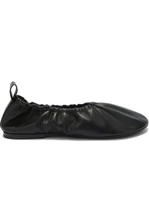Jil Sander Leren ballerina