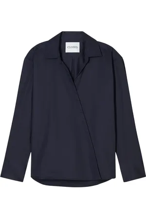 Closed Asymmetrische popeline blouse