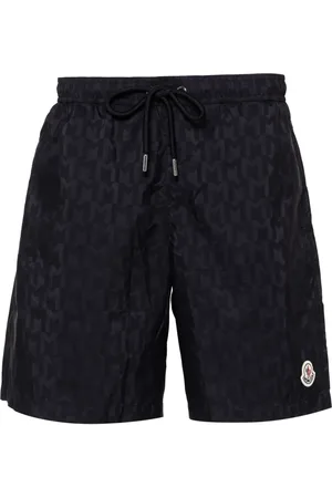 Moncler Zwembroek met monogramprint