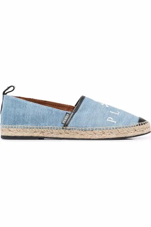 Philipp Plein Espadrilles met doodskop logo