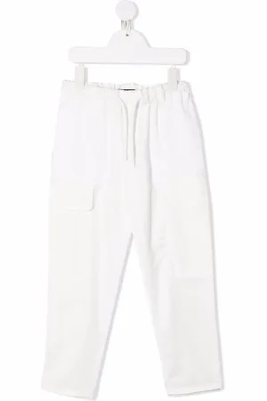 Emporio Armani Broek met trekkoordtaille