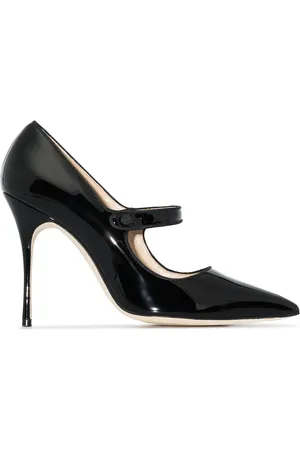 Manolo Blahnik Campari pumps met puntige neus
