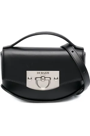 Durazzi Milano Leren schoudertas