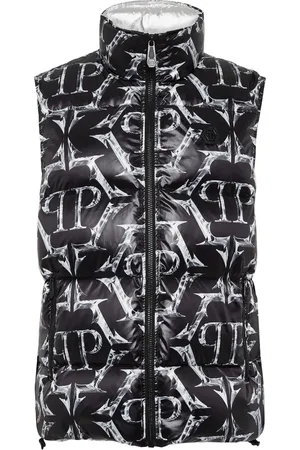 Philipp Plein Bodywarmer met logoprint
