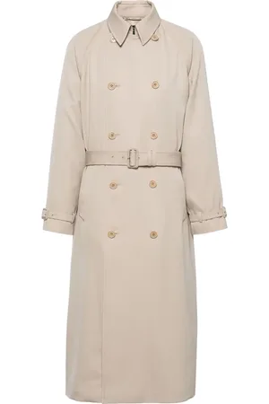 Prada Trenchcoat met dubbele rij knopen