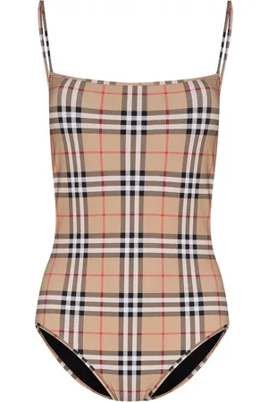 Burberry Badpak met vintage ruit