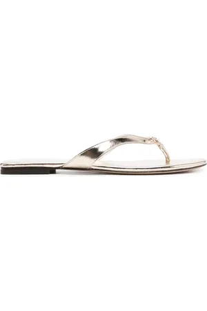 Tory Burch Leren teenslippers