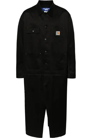 JUNYA WATANABE X Carhartt lange jas met contrasterende kraag