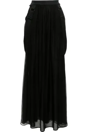 Max Mara Gestreepte chiffon maxi